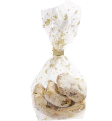 Kurabiye Jelatini Gold Desenli 10 Adet 11x19 - 2