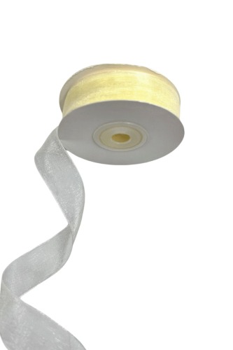 Kurdale Organze 2 Cm 20 Metre Krem - 1