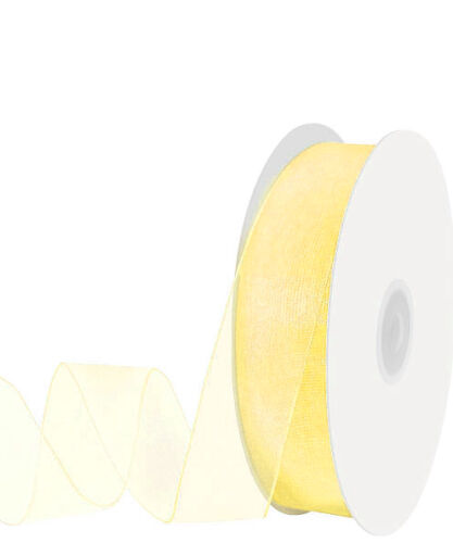 Kurdale Organze 2 Cm 22 Metre Sarı - 