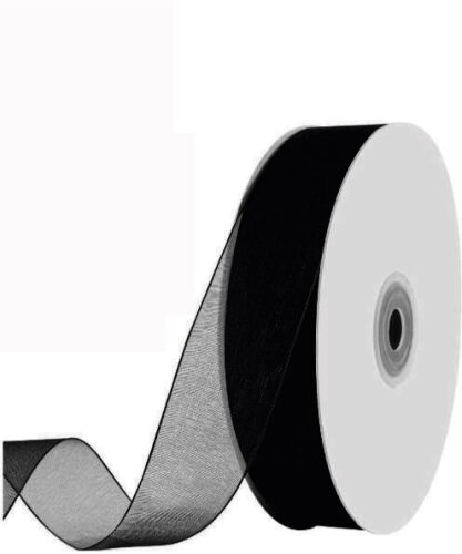 Kurdele Organze 2 Cm 22 Metre Siyah - 