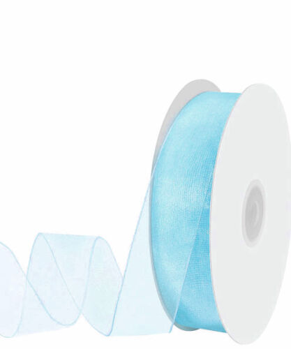 Kurdele Organze 2 Cm 22 Metre Mavi - 