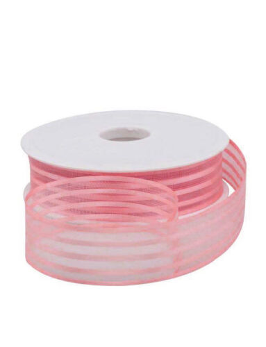 Kurdale Şifon Şeritli 2.5 Cm 20 Metre Pembe - 1