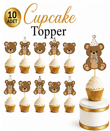 Kürdan Teddy Bear 10 Parça - 