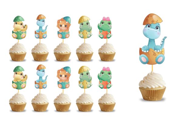 Kürdan Baby Dinozor 10 Parça - 