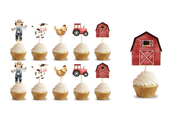 Kürdan Çiftlik Hayvanları 10 Parça - 