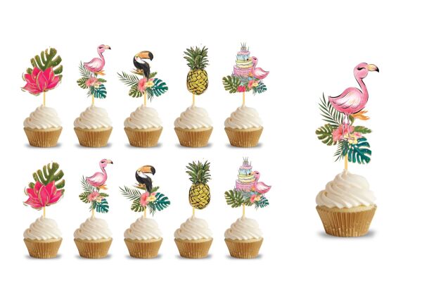 Kürdan Flamingo 10 Parça - 1