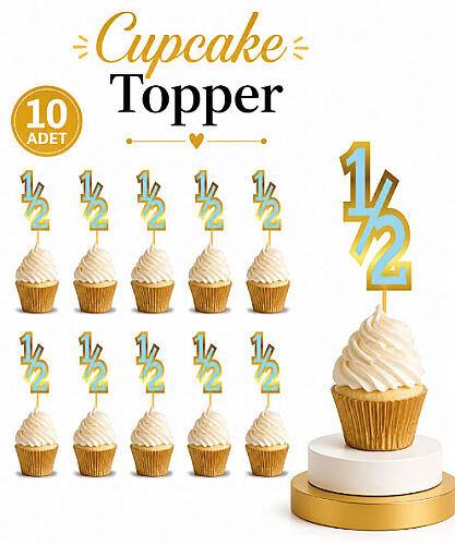 Kürdan Yarım Yaş Mavi 10 Parça - 