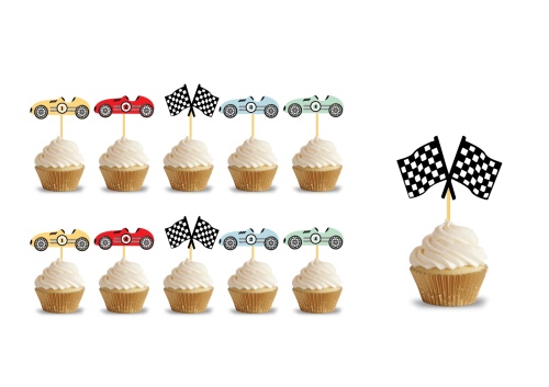 Kürdan Yarış Arabaları 10 Parça - 1