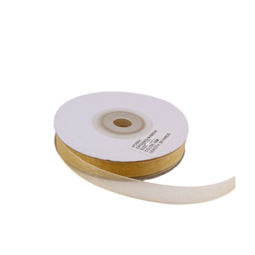 Kurdele Organze 1 Cm 22 Metre Altın - 