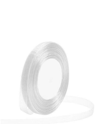 Kurdele Organze 1 Cm 22 Metre Beyaz - 