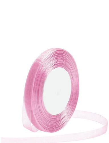 Kurdele Organze 1 Cm 22 Metre Pembe - 