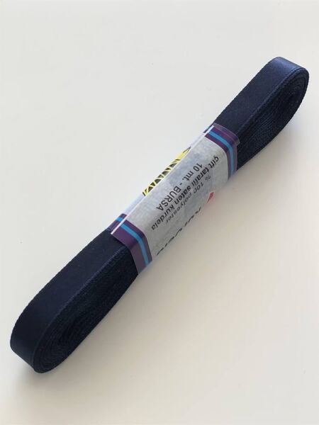 Kurdele Saten 1 Cm 10 Metre Lacivert - 1