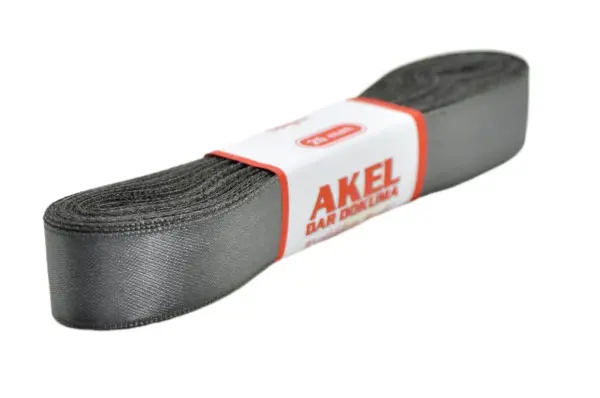 Kurdele Saten 2 Cm 10 Metre Koyu Gümüş - 1