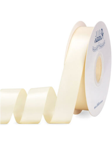 Kurdele Saten 2 Cm 10 Metre Krem - 1