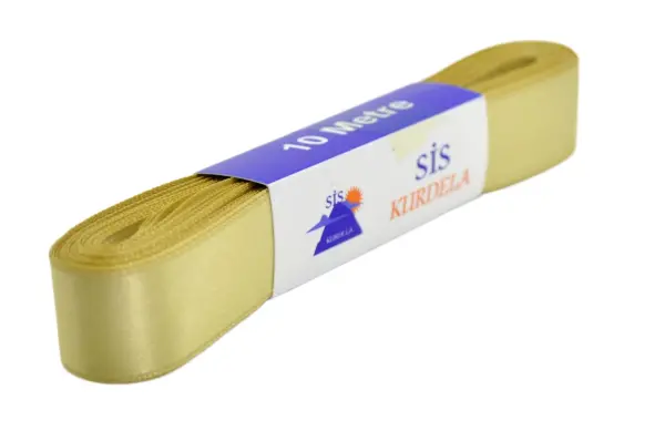 Kurdele Saten 2 Cm 10 Metre Şampanya - 1