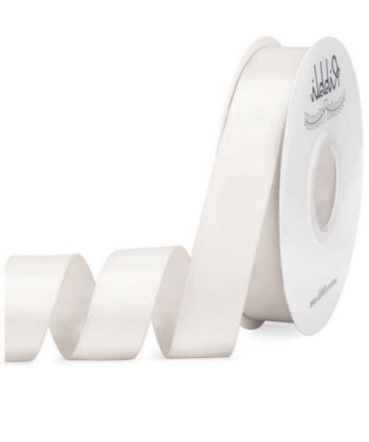 Kurdele Saten 2.5 Cm 10 Metre Beyaz - 