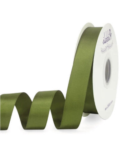 Kurdele Saten 2 Cm 10 Metre Haki Yeşil - 