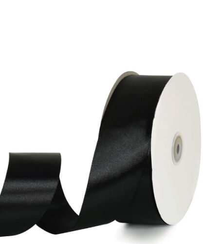 Kurdele Saten 3 Cm 10 Metre Siyah - 