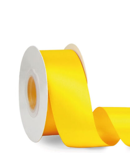 Kurdele Saten 3 Cm 50 Metre Sarı - 