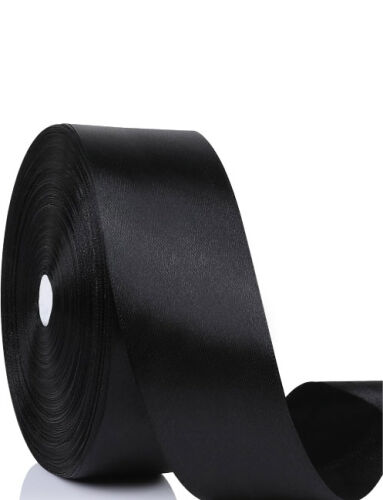 Kurdele Saten 6 Cm 10 Metre Siyah - 1