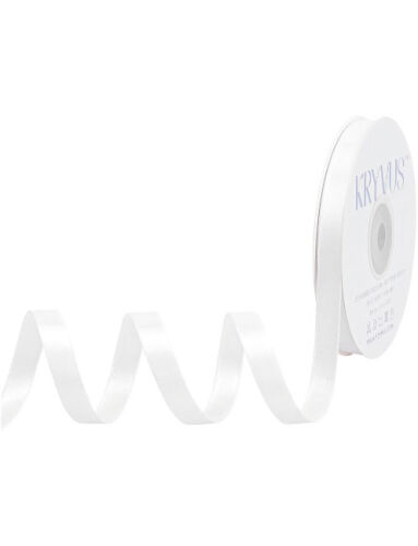 Kurdele Saten 1 Cm 10 Metre Beyaz - 1