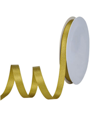 Kurdele Saten 1 Cm 10 Metre Simli Gold - 1