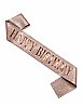 Kuşak Simli Happy Birthday Rose Gold Üzeri Rose Gold - 1