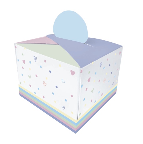 Kutu Lokumluk Makaron Renkli 25 Parça - 