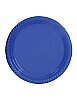 Plastik Tabak Lacivert 22 Cm / 25 Parça - 1