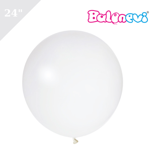 Lateks Balon Beyaz 24 inç - 