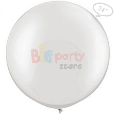 Lateks Balon Beyaz 24 inç - 1