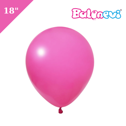 Lateks Balon Fuşya 18 inç - 