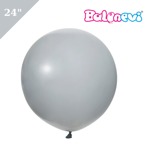 Lateks Balon Gri 24 inç - 1