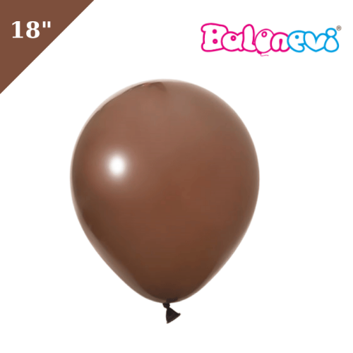 Lateks Balon Kahverengi 18 inç - 