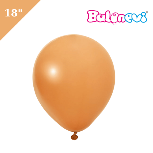 Lateks Balon Karamel 18 inç - 