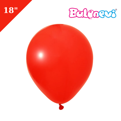 Lateks Balon Kırmızı 18 inç - 