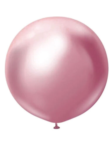 Lateks Krom Balon Pembe 24 inç - 1