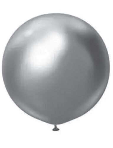 Lateks Krom Balon Uzay Gri 24 inç - 1