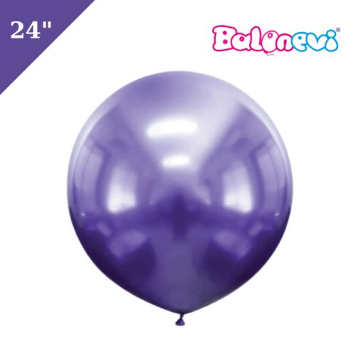 Lateks Krom Balon 24 inç Violet - 