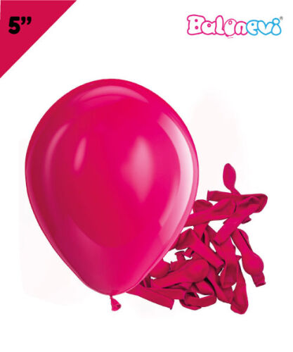 Lateks Pastel Balon 5 inç 100 Parça Vişne - 