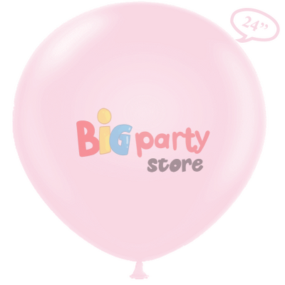 Lateks Balon Makaron Pembe 24 inç - 2