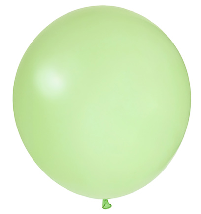 Lateks Balon Makaron Yeşil 24 inç - 1