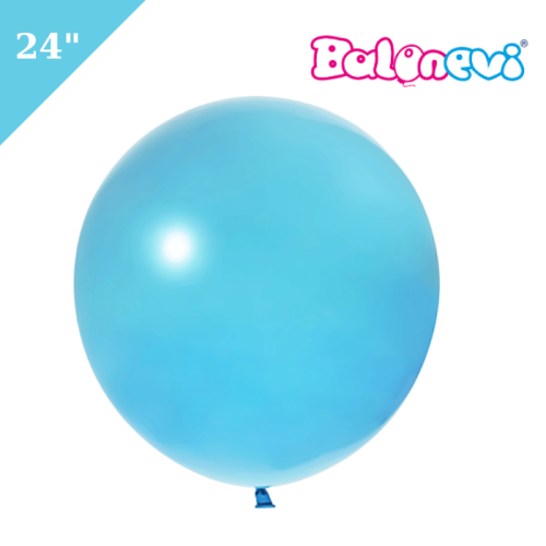 Lateks Balon Mavi 24 inç - 1