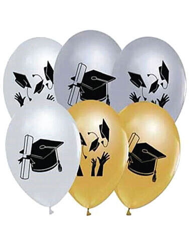Lateks Balon Mezuniyet Balon 50 Parça - 