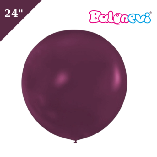 Lateks Balon Mürdüm 24 inç - 1
