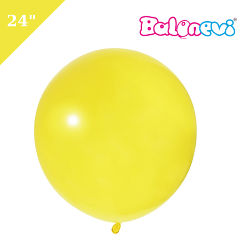 Lateks Balon Sarı 24 inç - 1
