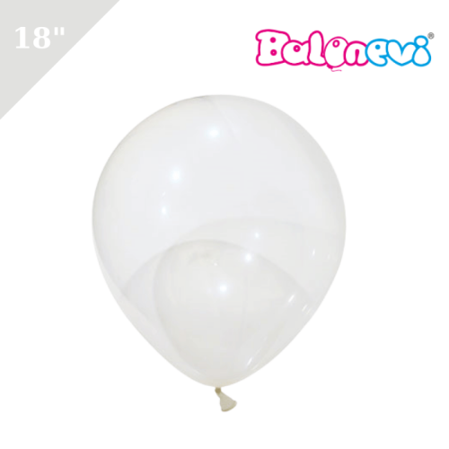 Lateks Balon Şeffaf 18 inç - 1