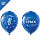 Lateks Baskılı Balon 50 Parça 12 İnç Uzay - 1