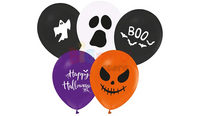 Lateks Baskılı Balon Halloween 100lü - 1