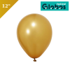Lateks Metalik Balon 100 Parça Altın 12 İnç Globos - 1